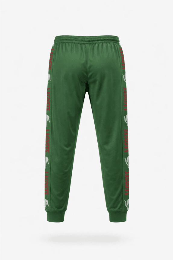 LACOSTE TRACK PANTS SPORTY VERDE UOMO PRE OWNED L