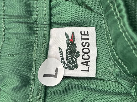 LACOSTE TRACK PANTS SPORTY VERDE UOMO PRE OWNED L