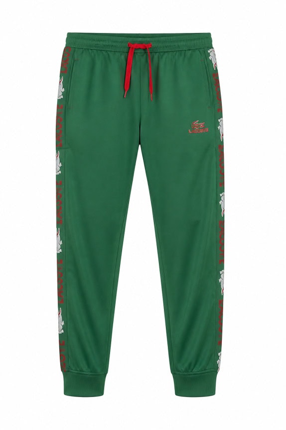 LACOSTE TRACK PANTS STREETWEAR GREEN ΑΝΤΡΙΚΟ PRE OWNED XXL