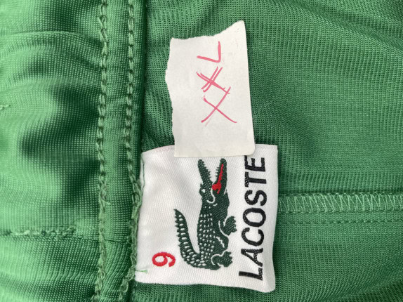 LACOSTE TRACK PANTS STREETWEAR GREEN ΑΝΤΡΙΚΟ PRE OWNED XXL