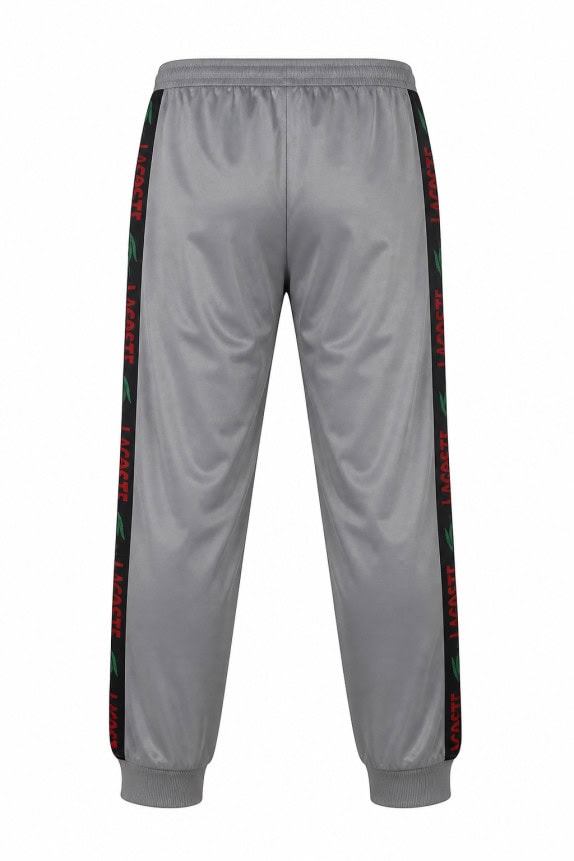 LACOSTE PANTALONI TUTA STREETWEAR GRIGIO UOMO PRE OWNED XL