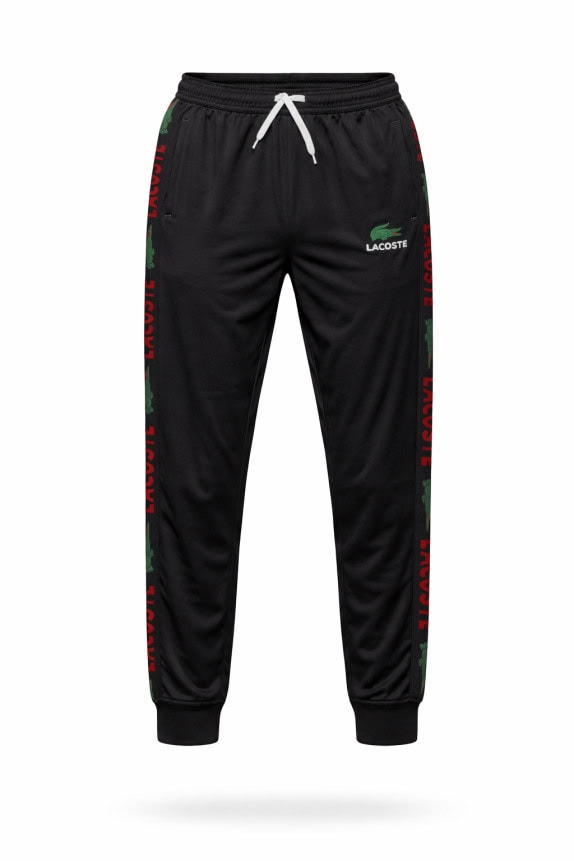 LACOSTE TRACK PANTS STREETWEAR ΜΑΥΡΟ ΑΝΤΡΙΚΟ PRE OWNED XL