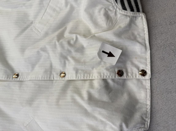 LACOSTE VARSITY JACKET RACING OFF WHITE ΑΝΤΡΙΚΟ PRE OWNED L
