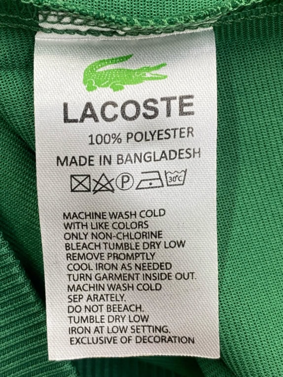 LACOSTE Ζακέτα Φούτερ Track Jacket με Λογότυπο στις Μανίκες Πράσινη/Κόκκινη UNISEX S