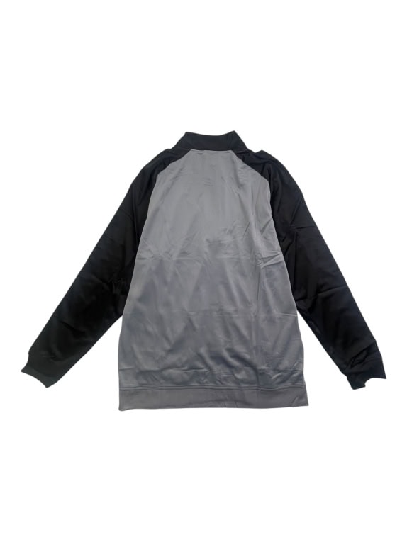 LACOSTE TRACK TOP SWEATSHIRT LOGO TAPE GREY/BLACK MEN'S XXXL