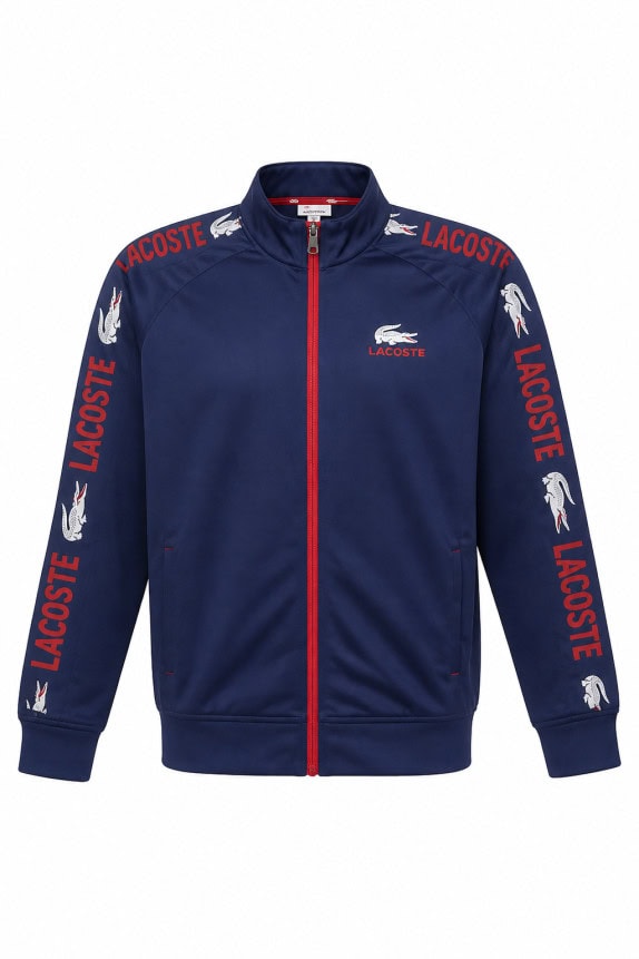 LACOSTE ΖΑΚΕΤΑ ΠΟΛΥΕΣΤΕΡΙΚΗ SPORTY ΜΠΛΕ ΑΝΤΡΙΚΟ PRE OWNED XL