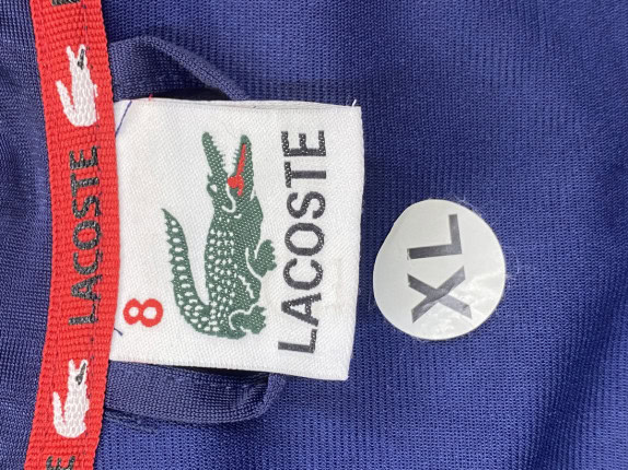LACOSTE ΖΑΚΕΤΑ ΠΟΛΥΕΣΤΕΡΙΚΗ SPORTY ΜΠΛΕ ΑΝΤΡΙΚΟ PRE OWNED XL