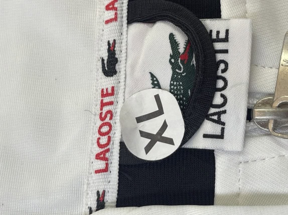 LACOSTE GIACCA TRACK ATHLETIC NERO UOMO PRE OWNED XL