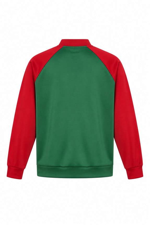 LACOSTE TRACK JACKET SPORTY GREEN RED MEN PRE OWNED XL