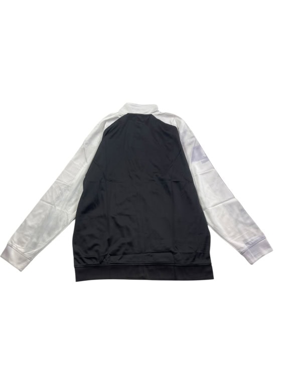 LACOSTE TRACK TOP JACKET LOGO TAPE BLACK/WHITE MEN'S XXXL