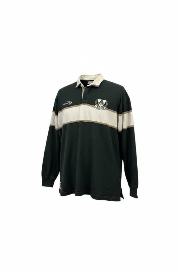 LANSDOWNE MAGLIA RUGBY RETRO VERDE UOMO PRE OWNED XXL