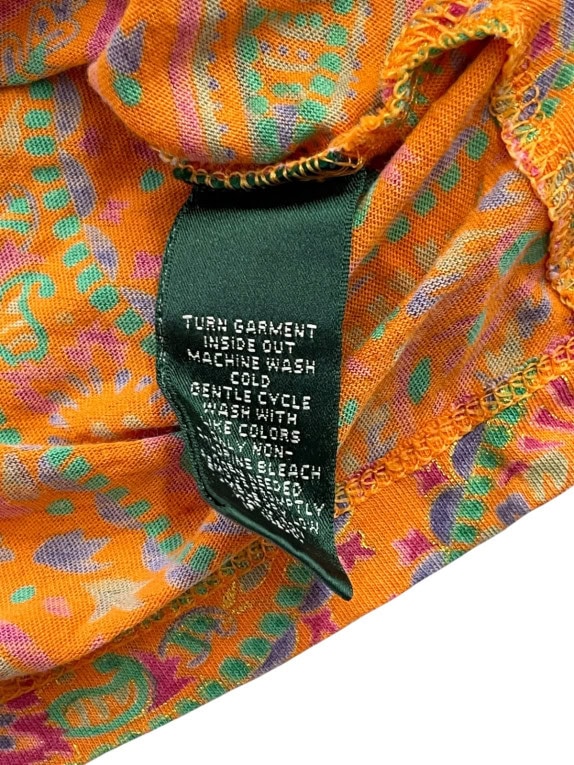 LAUREN RALPH LAUREN ΜΠΛΟΥΖΑ PAISLEY ΠΟΛΥΧΡΩΜΟ ΓΥΝΑΙΚΕΙΟ PRE OWNED L