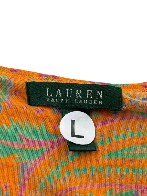 LAUREN RALPH LAUREN ΜΠΛΟΥΖΑ PAISLEY ΠΟΛΥΧΡΩΜΟ ΓΥΝΑΙΚΕΙΟ PRE OWNED L