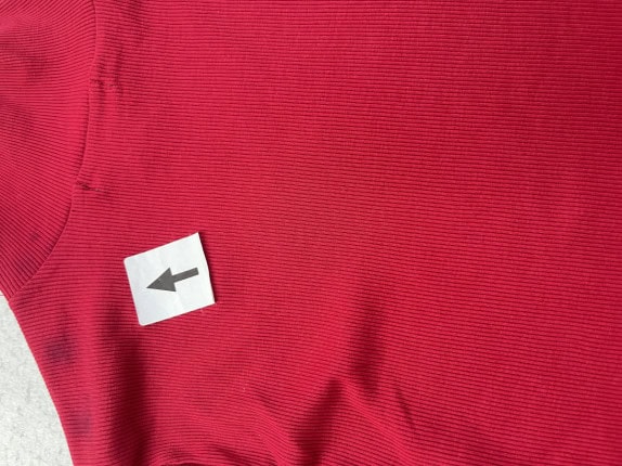 LAUREN RALPH LAUREN TOP MONOCROMATICO ROSSO DONNA PRE OWNED M