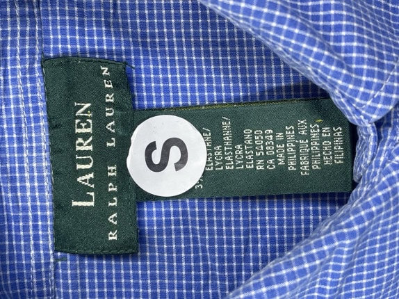 LAUREN RALPH LAUREN ΠΟΥΚΑΜΙΣΟ CLASSIC ΜΠΛΕ ΓΥΝΑΙΚΕΙΟ PRE OWNED S
