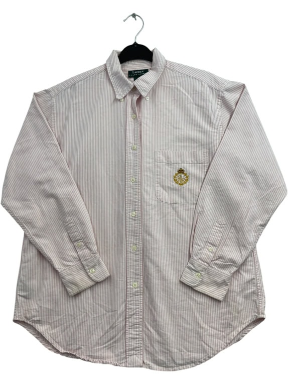 LAUREN RALPH LAUREN SHIRT CLASSIC PINK WOMAN PRE OWNED M