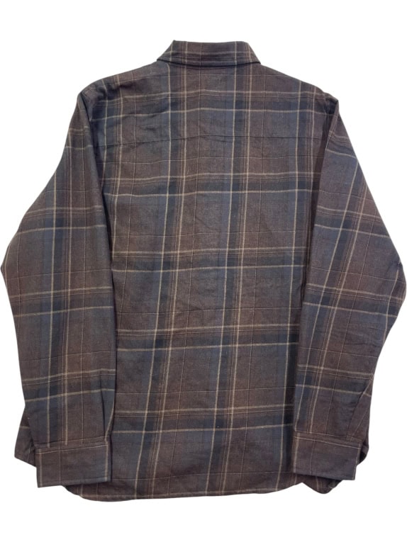LAUREN RALPH LAUREN CHECK SHIRT BROWN WOMEN'S L
