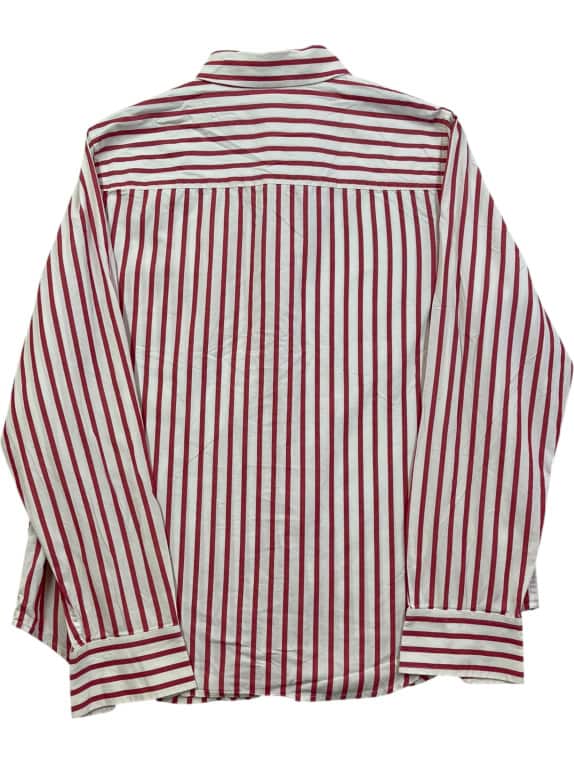 LAUREN RALPH LAUREN ΠΟΥΚΑΜΙΣΟ ΜΕ ΡΙΓΕΣ ΚΑΙ EMBROIDERED LOGO ΚΟΚΚΙΝΟ ΓΥΝΑΙΚΕΙΟ M