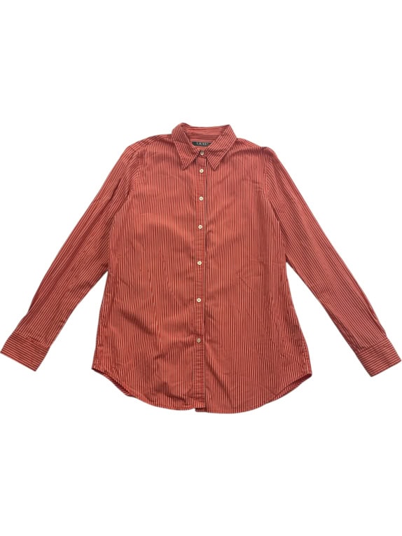 LAUREN RALPH LAUREN Camicia a righe Classic Rosso/Bianco Donna M