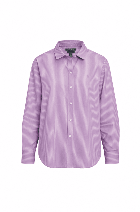 LAUREN RALPH LAUREN ΠΟΥΚΑΜΙΣΟ ΡΙΓΕ CLASSIC ΛΙΛΑ ΓΥΝΑΙΚΕΙΟ PRE OWNED L