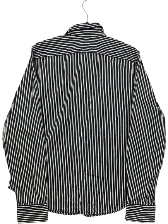 LAUREN RALPH LAUREN ΠΟΥΚΑΜΙΣΟ ΡΙΓΕ ΜΑΥΡΟ/ΛΕΥΚΟ UNISEX M