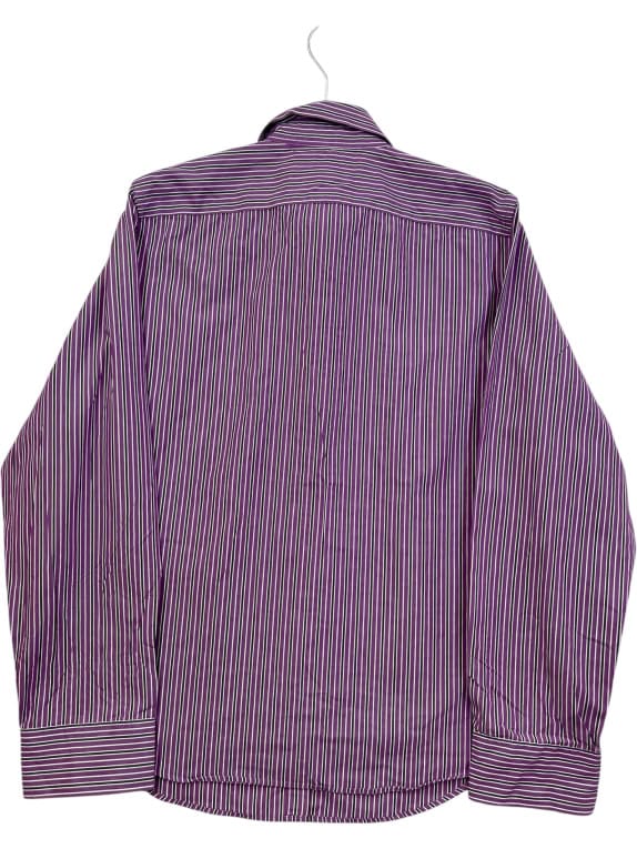 LAUREN RALPH LAUREN Πουκάμισο Ριγέ Μωβ Unisex Large