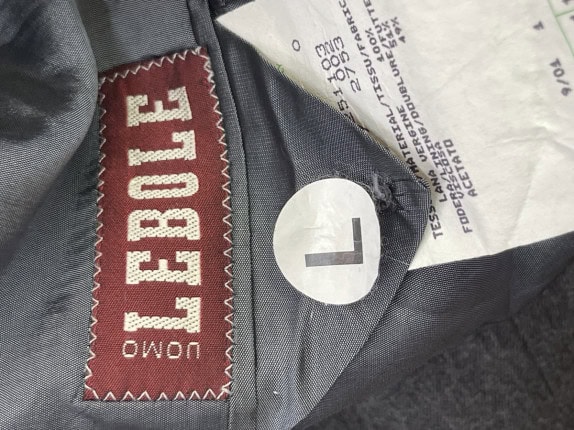 1989 LEBOLE BLAZER CLASSIC ΓΚΡΙ ΑΝΤΡΙΚΟ PRE OWNED L
