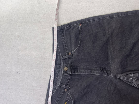 LEE COOPER DENIM SHORTS CLASSIC BLACK MENS PRE OWNED L