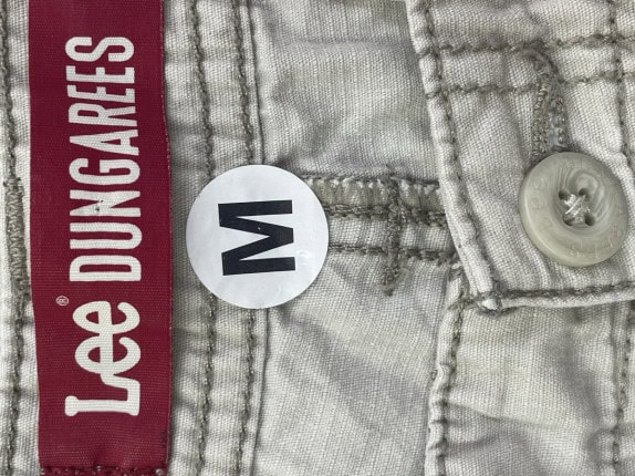 LEE DUNGAREES CARGO BERMUDA ΜΠΕΖ ΑΝΤΡΙΚΟ PRE OWNED M