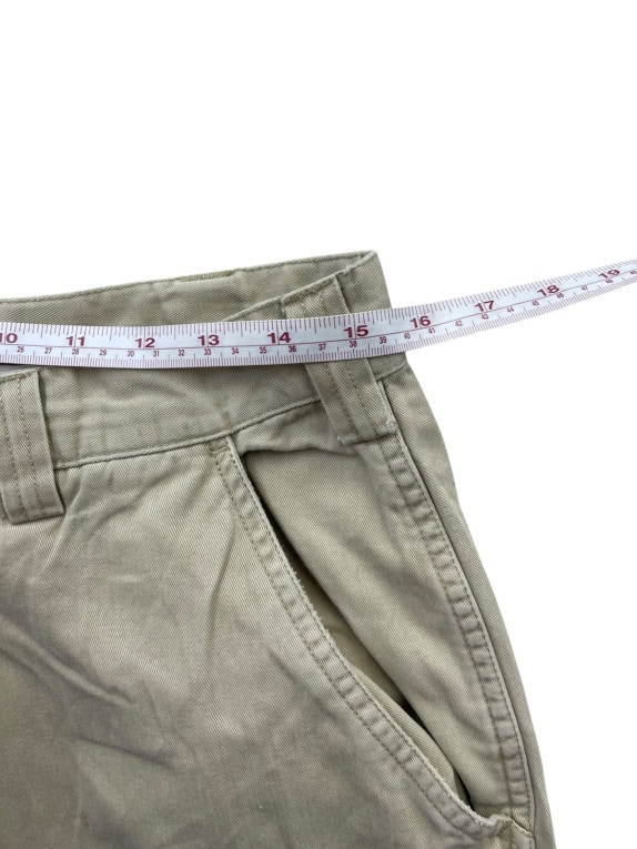 LEE DUNGAREES PANTALONI CARGO UTILITY BEIGE UOMO PRE OWNED M