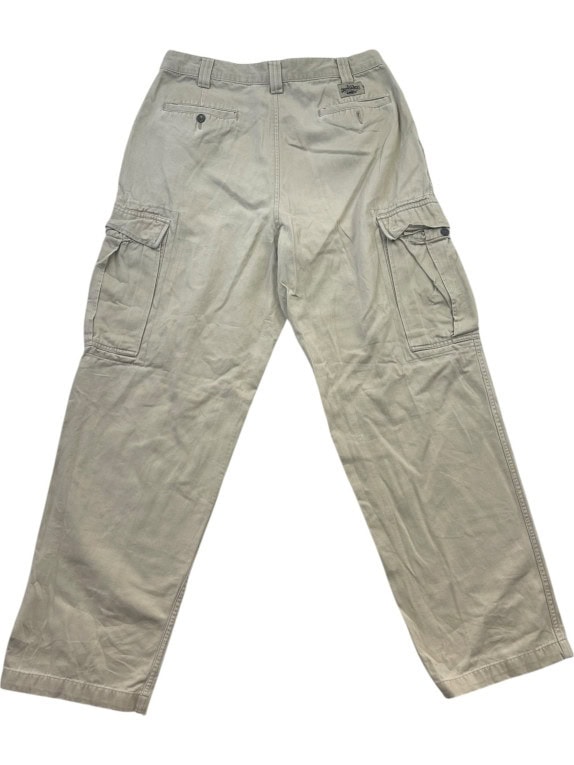 LEE DUNGAREES PANTALONI CARGO UTILITY BEIGE UOMO PRE OWNED M