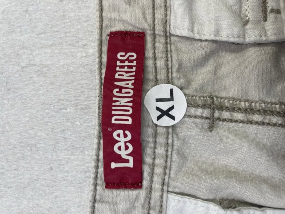 LEE DUNGAREES CARGO SHORTS UTILITY BROWN UNISEX PRE OWNED XL
