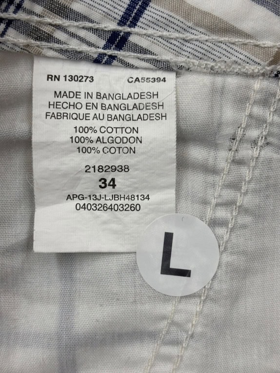 LEE DUNGAREES CARGO ΒΕΡΜΟΥΔΑ UTILITY CREAM ΚΑΡΟ ΑΝΤΡΙΚΟ PRE OWNED L