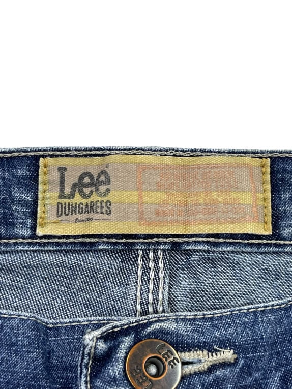 LEE DUNGAREES CARPENTER DENIM ΣΟΡΤΣ Y2K LOGO ΜΠΛΕ UNISEX XL