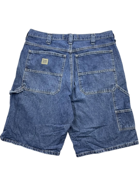 LEE DUNGAREES CARPENTER DENIM ΣΟΡΤΣ Y2K LOGO ΜΠΛΕ UNISEX XL