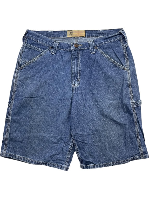 LEE DUNGAREES CARPENTER DENIM ΣΟΡΤΣ Y2K LOGO ΜΠΛΕ UNISEX XL
