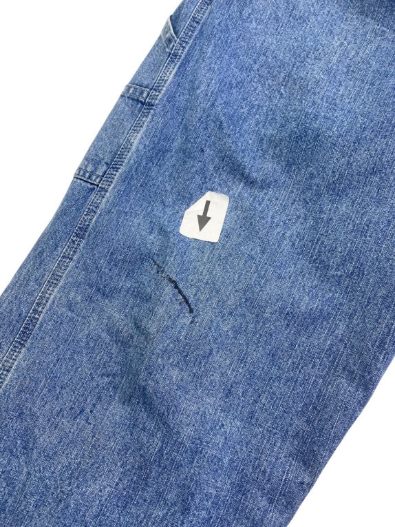 LEE DUNGAREES PANTALONI CARPENTER WORKWEAR BLU WASHED UOMO PRE OWNED XL