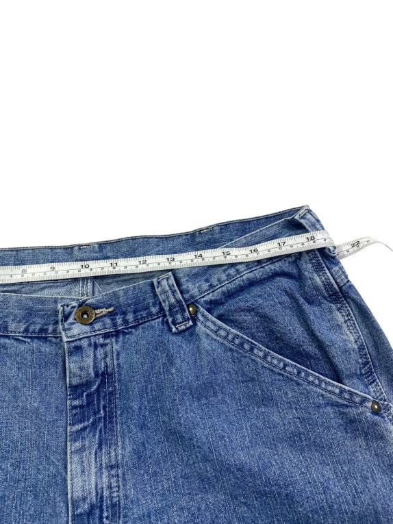 LEE DUNGAREES PANTALONI CARPENTER WORKWEAR BLU WASHED UOMO PRE OWNED XL
