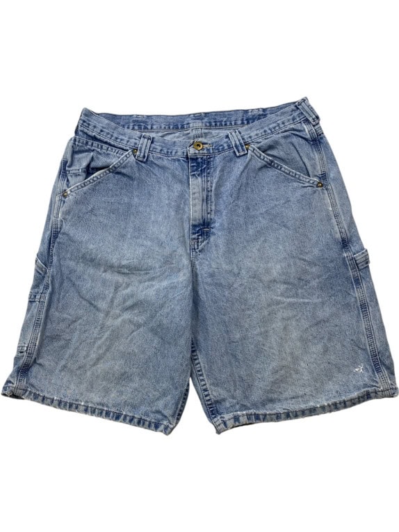 LEE DUNGAREES ΒΕΡΜΟΥΔΑ DENIM WASHED ΜΠΛΕ ΑΝΤΡΙΚΟ PRE OWNED M