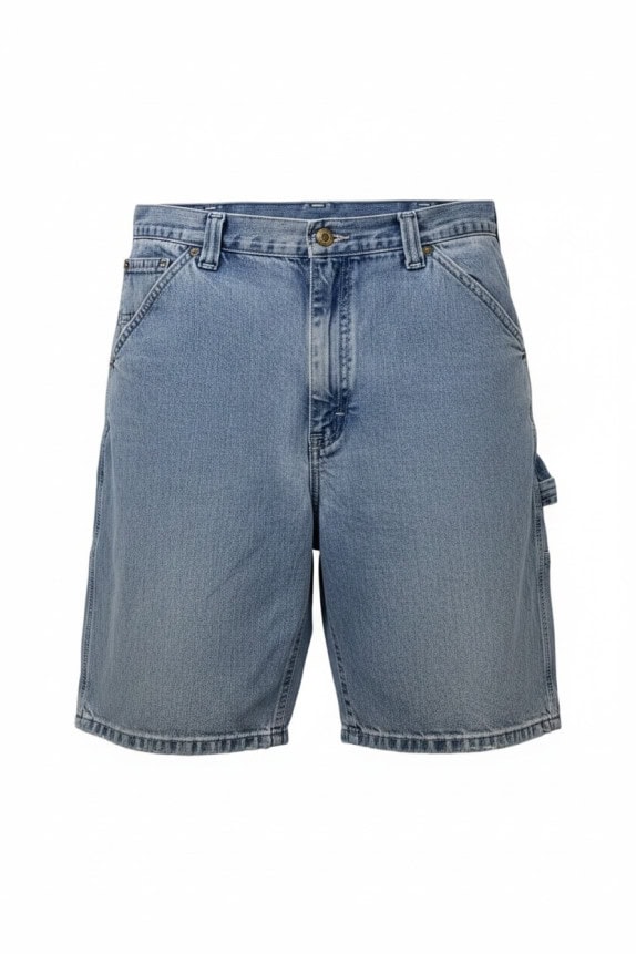 LEE DUNGAREES ΒΕΡΜΟΥΔΑ DENIM WASHED ΜΠΛΕ ΑΝΤΡΙΚΟ PRE OWNED M
