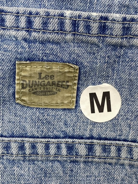 LEE DUNGAREES ΒΕΡΜΟΥΔΑ DENIM WASHED ΜΠΛΕ ΑΝΤΡΙΚΟ PRE OWNED M