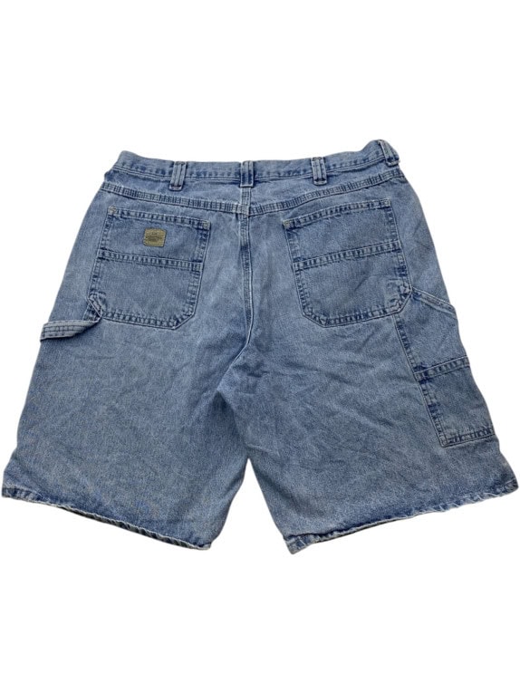 LEE DUNGAREES ΒΕΡΜΟΥΔΑ DENIM WASHED ΜΠΛΕ ΑΝΤΡΙΚΟ PRE OWNED M