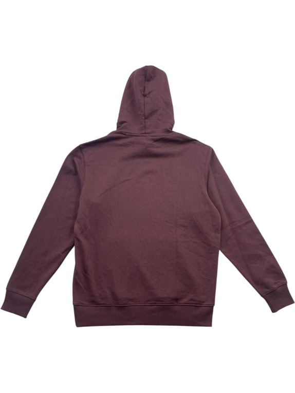 Lee Hoodie Bianco Logo Bordeaux Unisex L