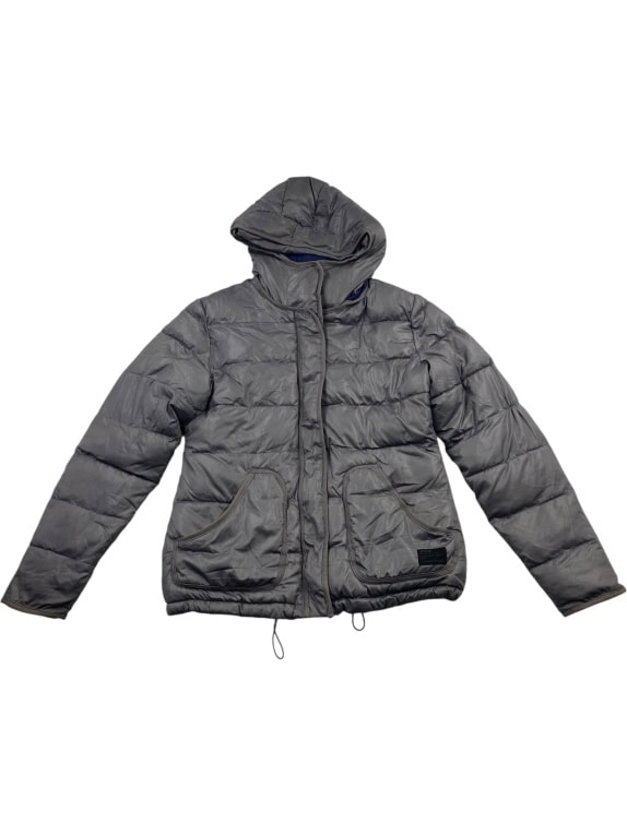 Lee Puffer Jacket Casual Logo Grey Men’s L