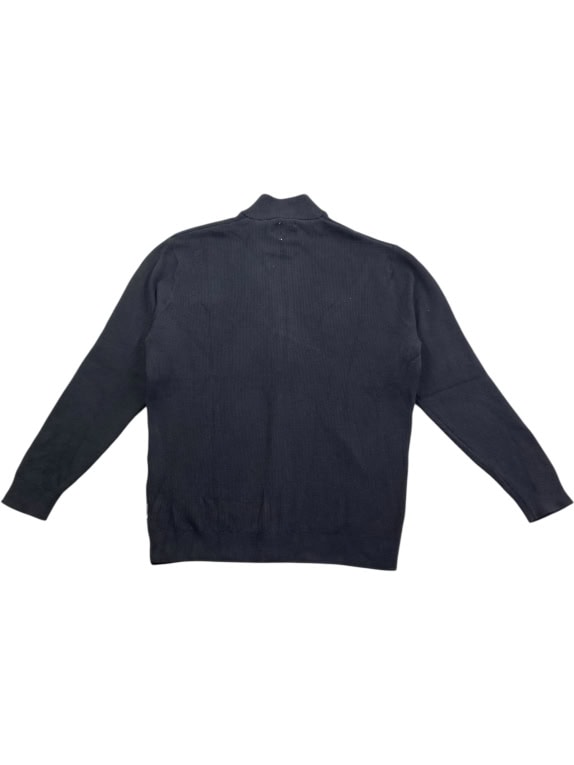 Lee Original Knit Cardigan Vintage Full Zip Dark Blue Men’s XL