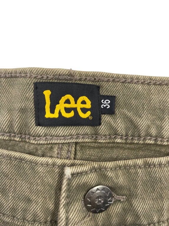 LEE CASUAL TROUSERS LOGO KHAKI WOMEN'S L