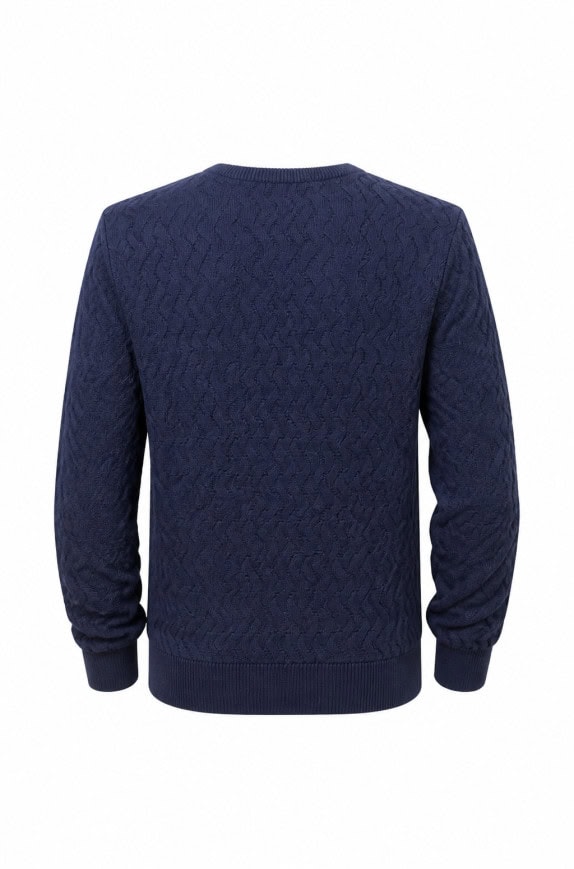 LEE ΠΛΕΚΤΟ ΠΟΥΛΟΒΕΡ CLASSIC NAVY ΑΝΤΡΙΚΟ PRE OWNED XL