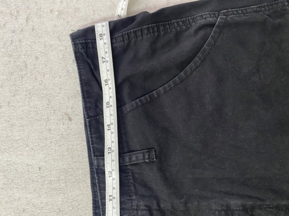 LEE SHORTS CARGO NERO UOMO PRE OWNED L