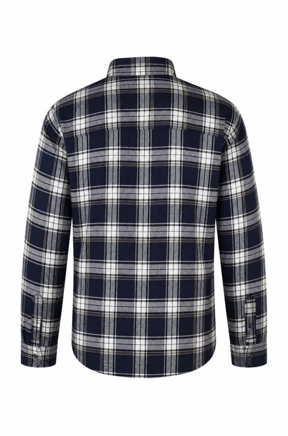 LEE CHECK SHIRT CLASSIC BLUE MEN PRE OWNED L