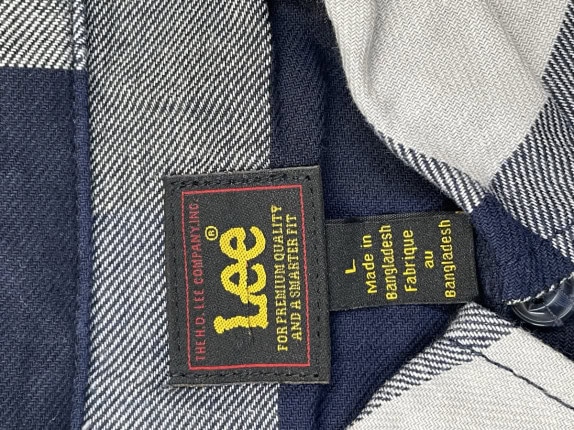 LEE ΠΟΥΚΑΜΙΣΟ ΚΑΡΟ CLASSIC ΜΠΛΕ ΓΚΡΙ ΑΝΤΡΙΚΟ PRE OWNED L
